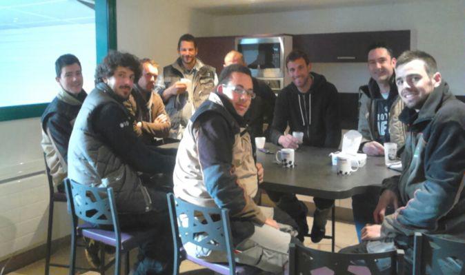 L'équipe de compagons charpentier Leduc Charpente