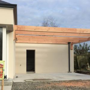 Carport bois  Leduc Charpente 