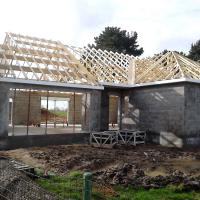 charpente industrielle sur pavillon Carquefou