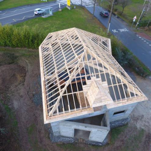 Charpente traditionnelle bois